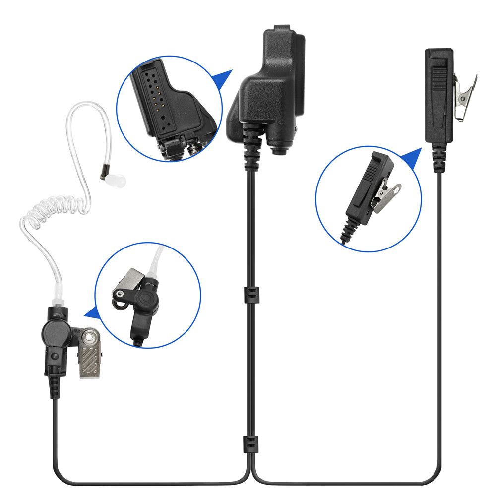 VBLL Walkie Talkie 2-wire Surv - Wired Earphone Mic avaliação e preço