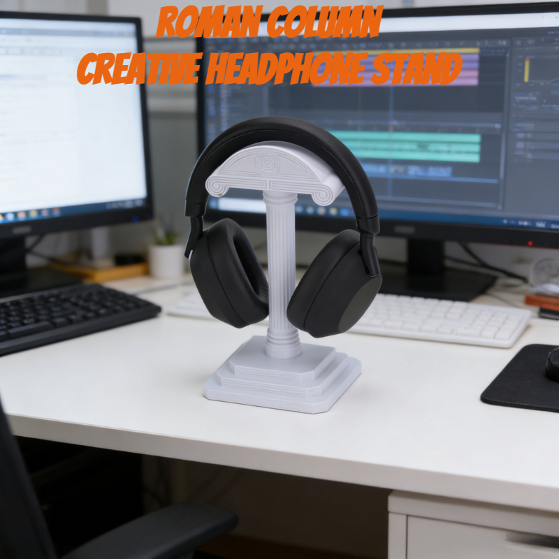 Greek Column Headphone Stand 3 - Headphone Stand Desk avaliação e preço