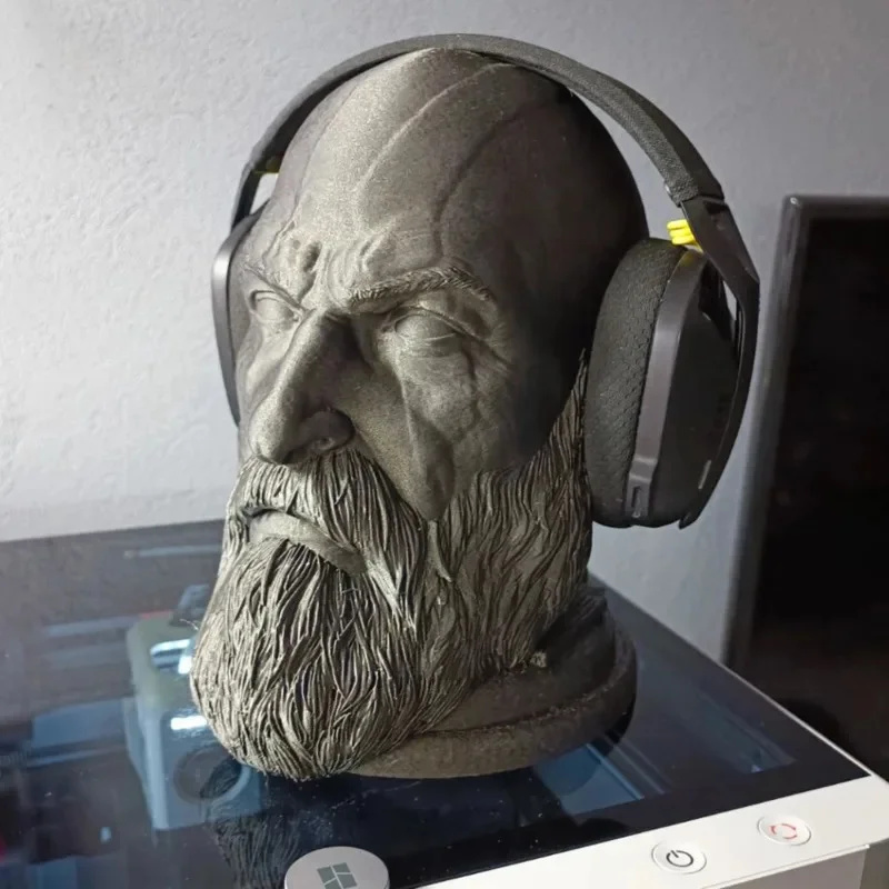 God Of War Kratos Statue Headp - Headphone Stand Desk avaliação e preço