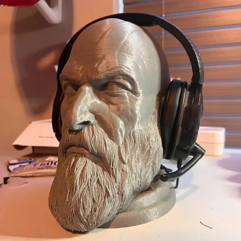 God Of War Kratos Statue Headp - Headphone Stand Desk avaliação e preço