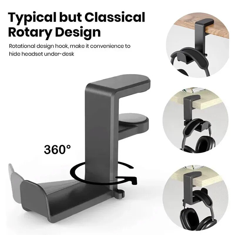 Under Desk Headphone Holder Ro - Headphone Stand Desk avaliação e preço
