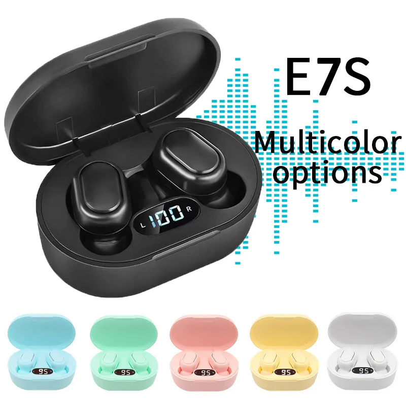E7S TWS Fone Bluetooth Earphon - Bluetooth Headset On Ear avaliação e preço