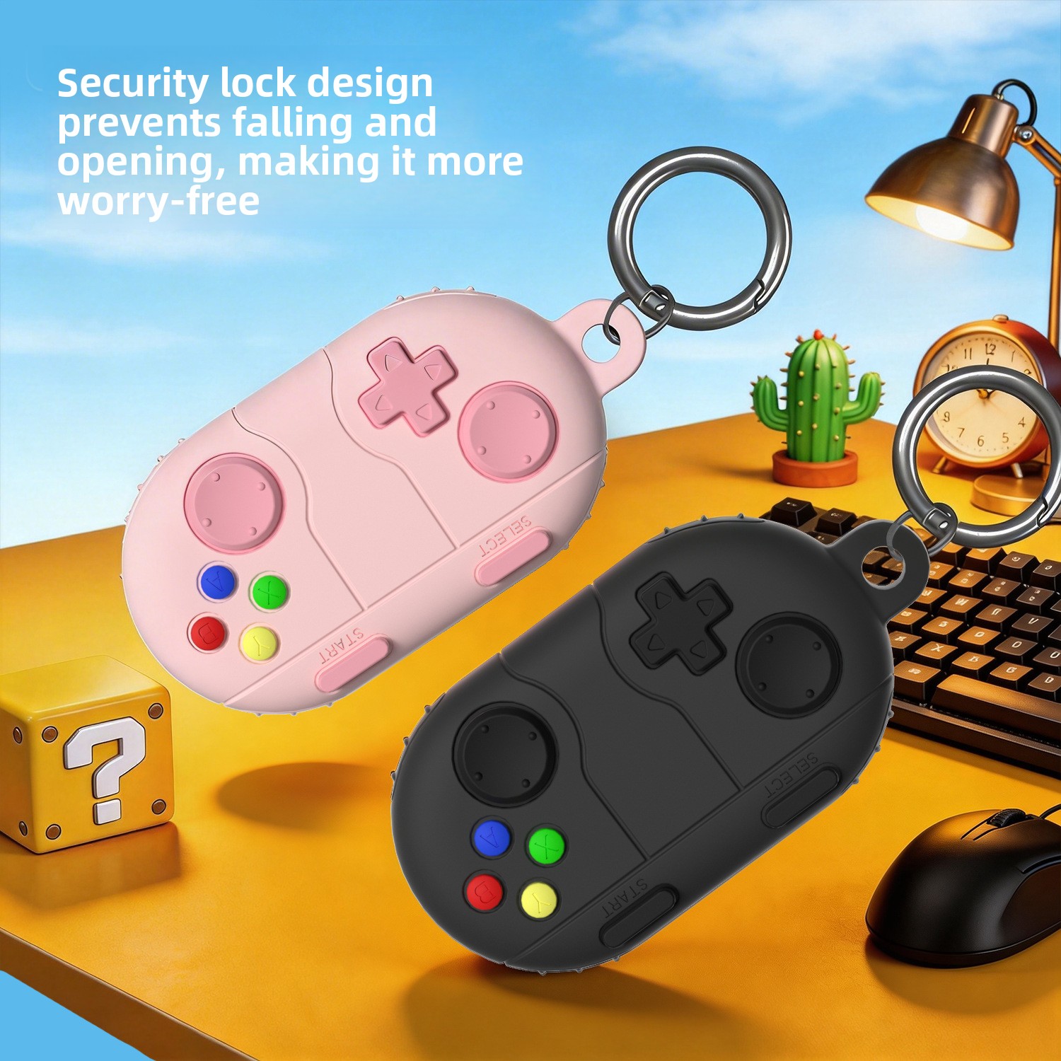 Vintage Silicone Game Style Ca - Earbuds Charging Case avaliação e preço