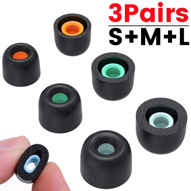 Soft Memory Foam Eartips for S - Earphone Foam Tip avaliação e preço