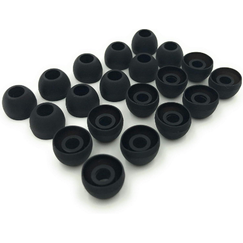 Soft Black Silicone Earbud Tip - Silicone Ear Tip Replacement avaliação e preço