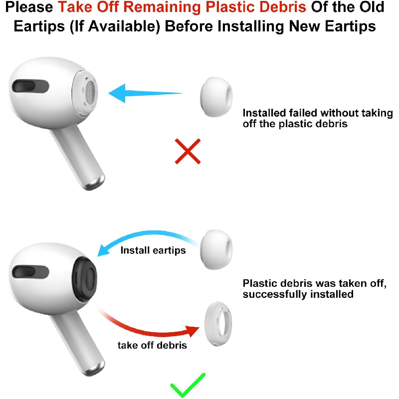 Soft Black Silicone Earbud Tip - Silicone Ear Tip Replacement avaliação e preço