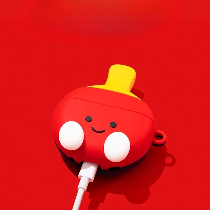 3D Table Tennis Cartoon Cute S - Earbuds Charging Case avaliação e preço