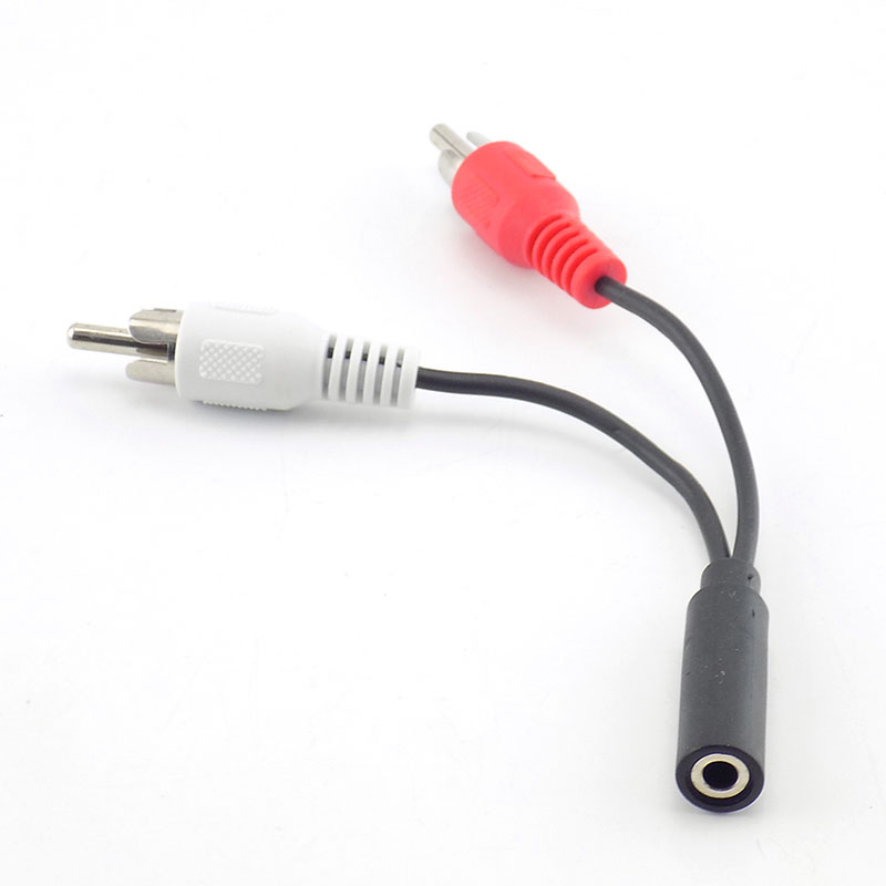 3.5mm RCA Female jack Stereo t - Cable Extension 3.5 avaliação e preço