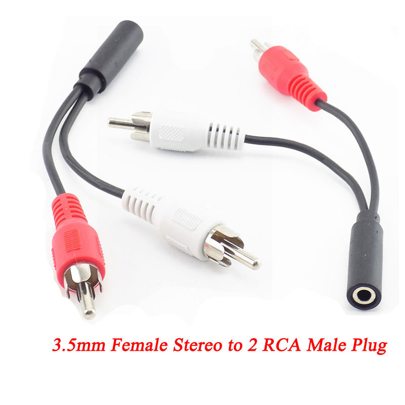 3.5mm RCA Female jack Stereo t - Cable Extension 3.5 avaliação e preço