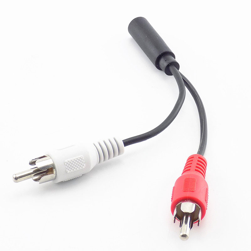 3.5mm RCA Female jack Stereo t - Cable Extension 3.5 avaliação e preço