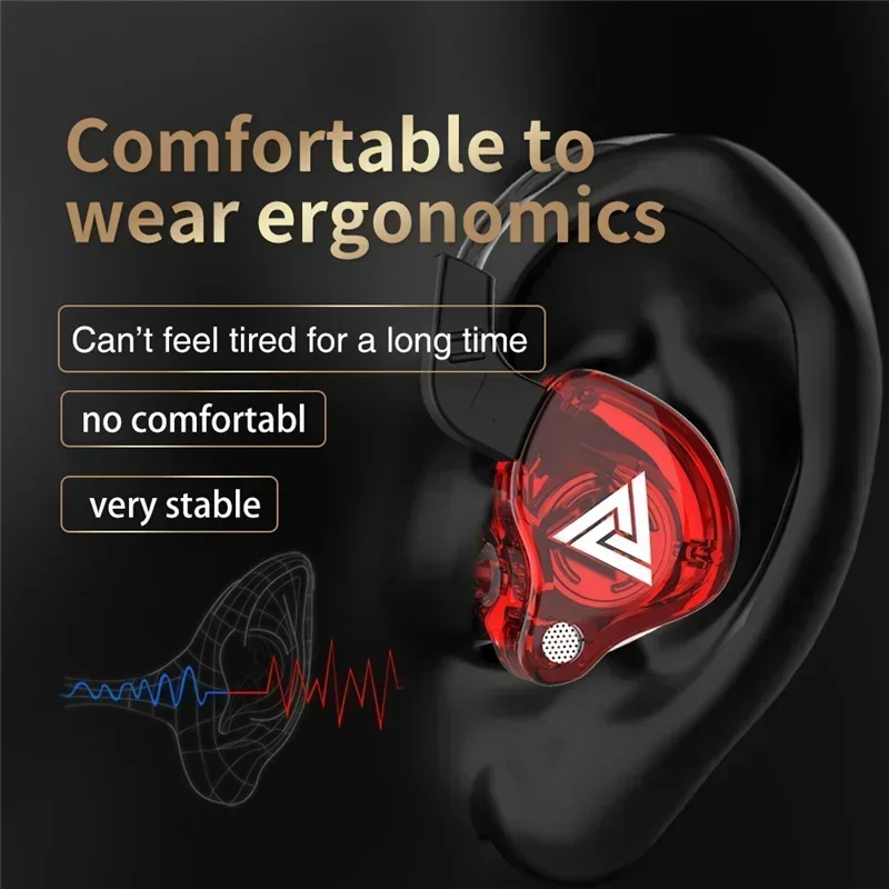 NEW QKZ AK6 Copper Driver HiFi - Audiophile Headphone Wired avaliação e preço