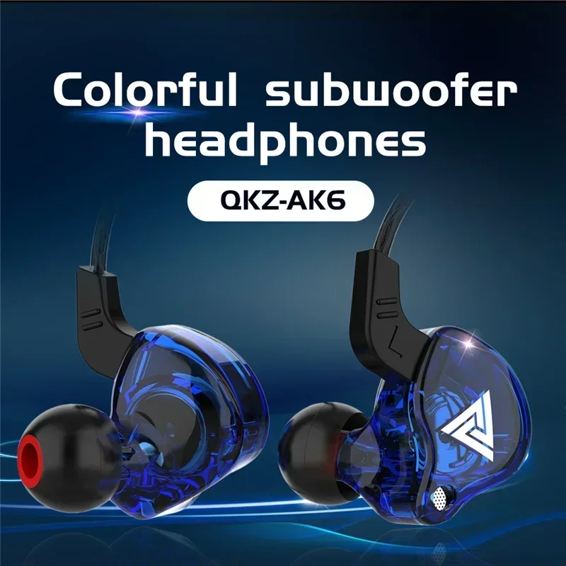 NEW QKZ AK6 Copper Driver HiFi - Audiophile Headphone Wired avaliação e preço