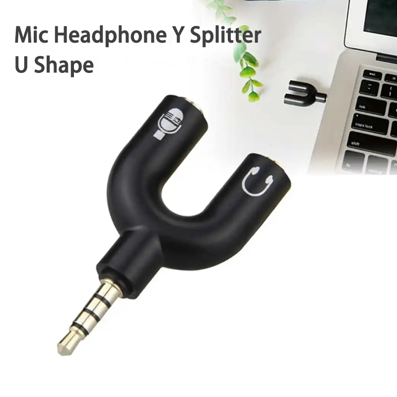 3.5mm headphone splitter micro - Earphone Splitter Jack avaliação e preço