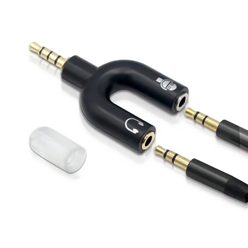 3.5mm headphone splitter micro - Earphone Splitter Jack avaliação e preço
