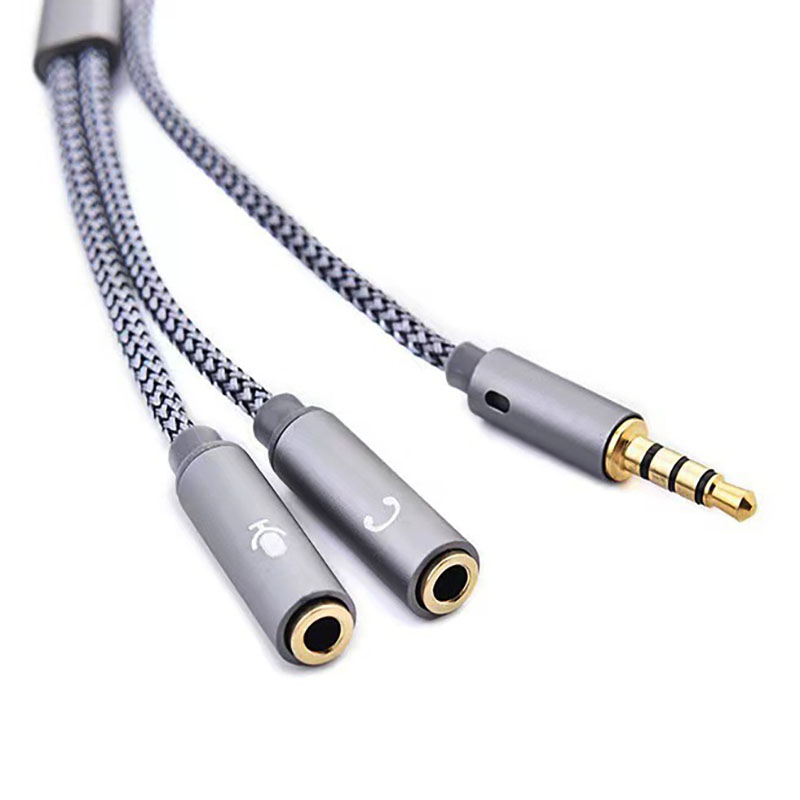 3.5mm Audio Splitter Y Jack 1  - Audio Splitter Y avaliação e preço