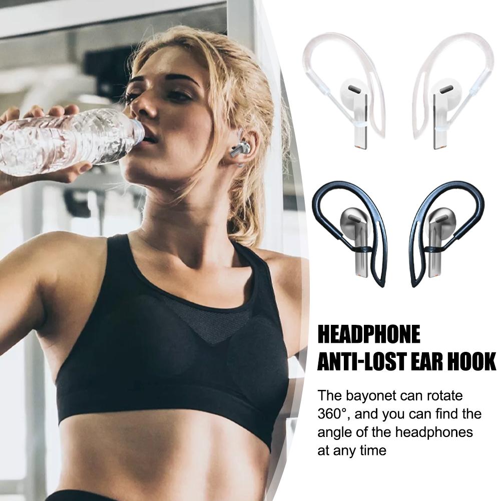 1/2pcs Anti-lost Ear Hook For  - Sports Earphone Hook avaliação e preço