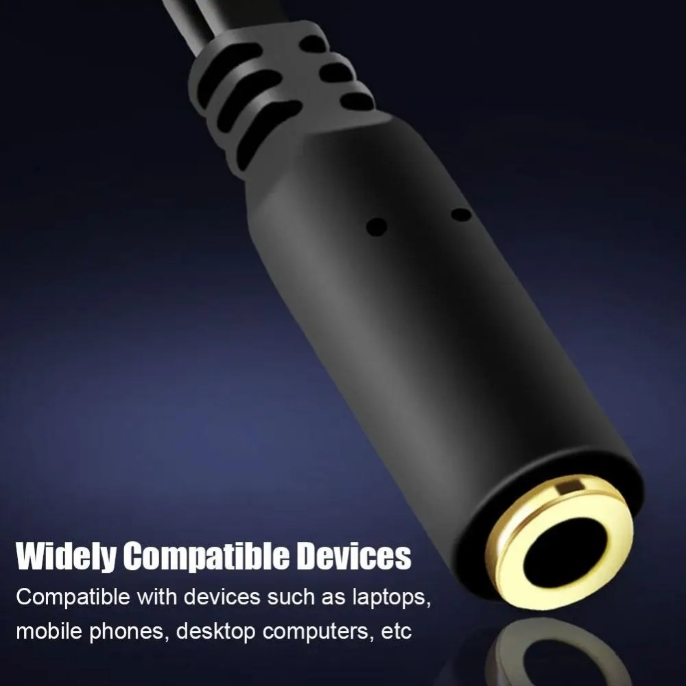 3.5mm Headphone Microphone Aud - Audio Splitter Y avaliação e preço