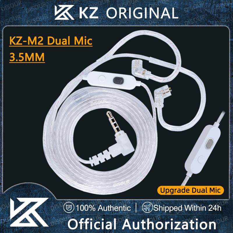 KZ-M2 OFC Silver-Plated Earpho - Wired Earphone Mic avaliação e preço