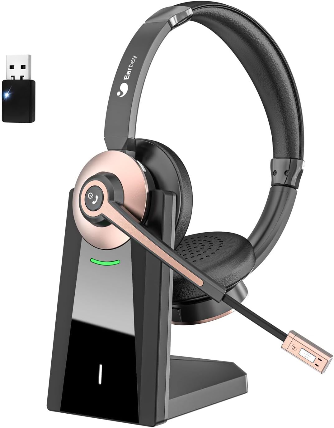 Wireless Headset with Mic, Noi - Noise Cancelling Headphone avaliação e preço