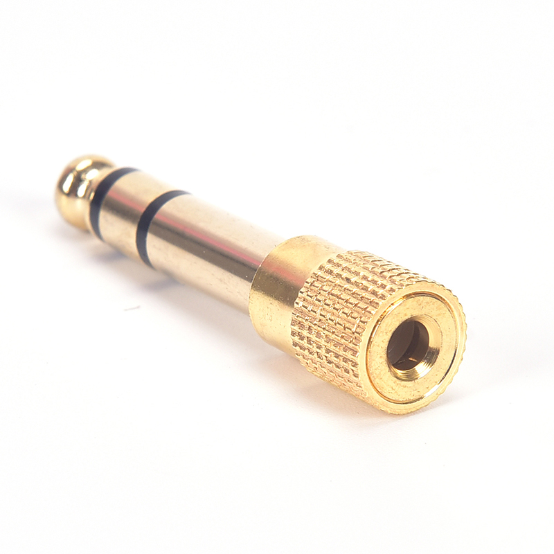 1pc 6.35 Male To 3.5 Female St - Cable Extension 3.5 avaliação e preço