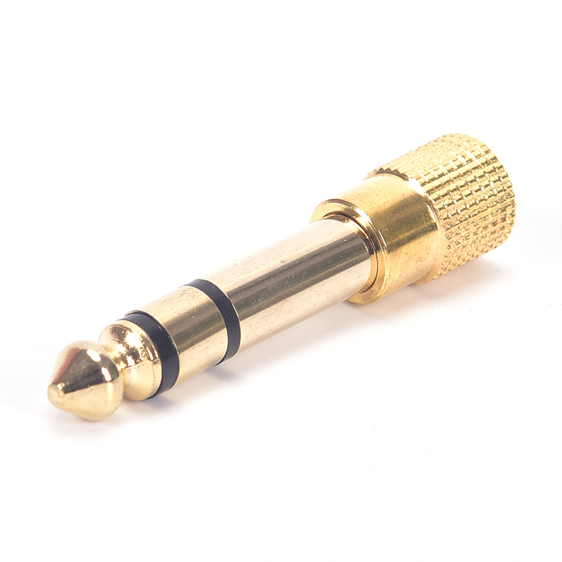 1pc 6.35 Male To 3.5 Female St - Cable Extension 3.5 avaliação e preço