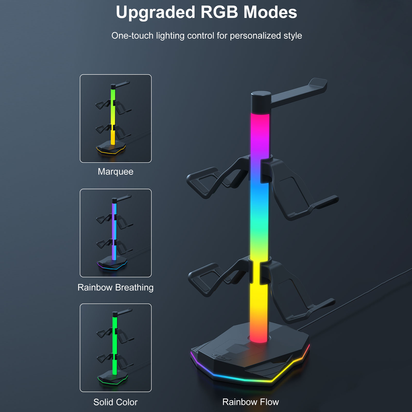 Headset Controller Display Sta - Gaming Headset Rgb avaliação e preço