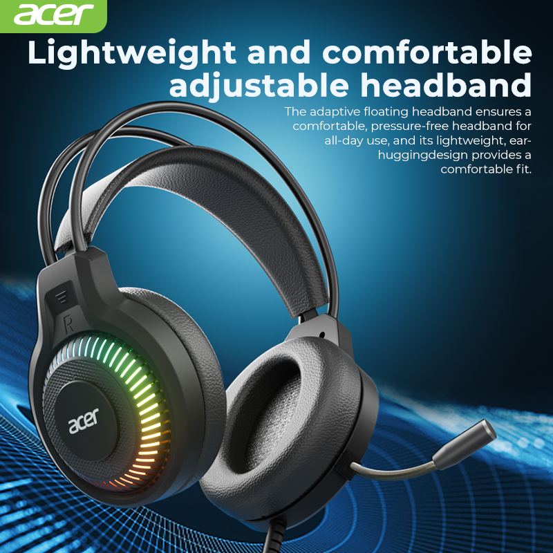 RGB Cool Lighting Wired Earpho - Gaming Headset Rgb avaliação e preço