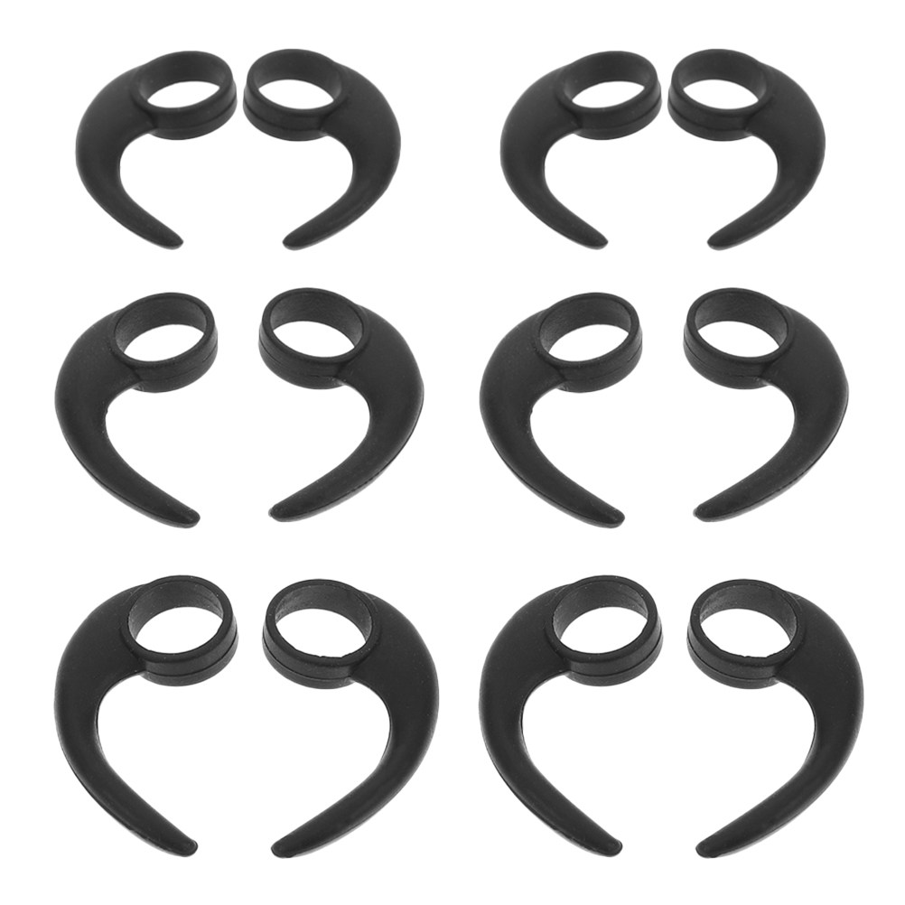 12Pcs Ear Hooks Silicone Sport - Silicone Ear Tip Replacement avaliação e preço