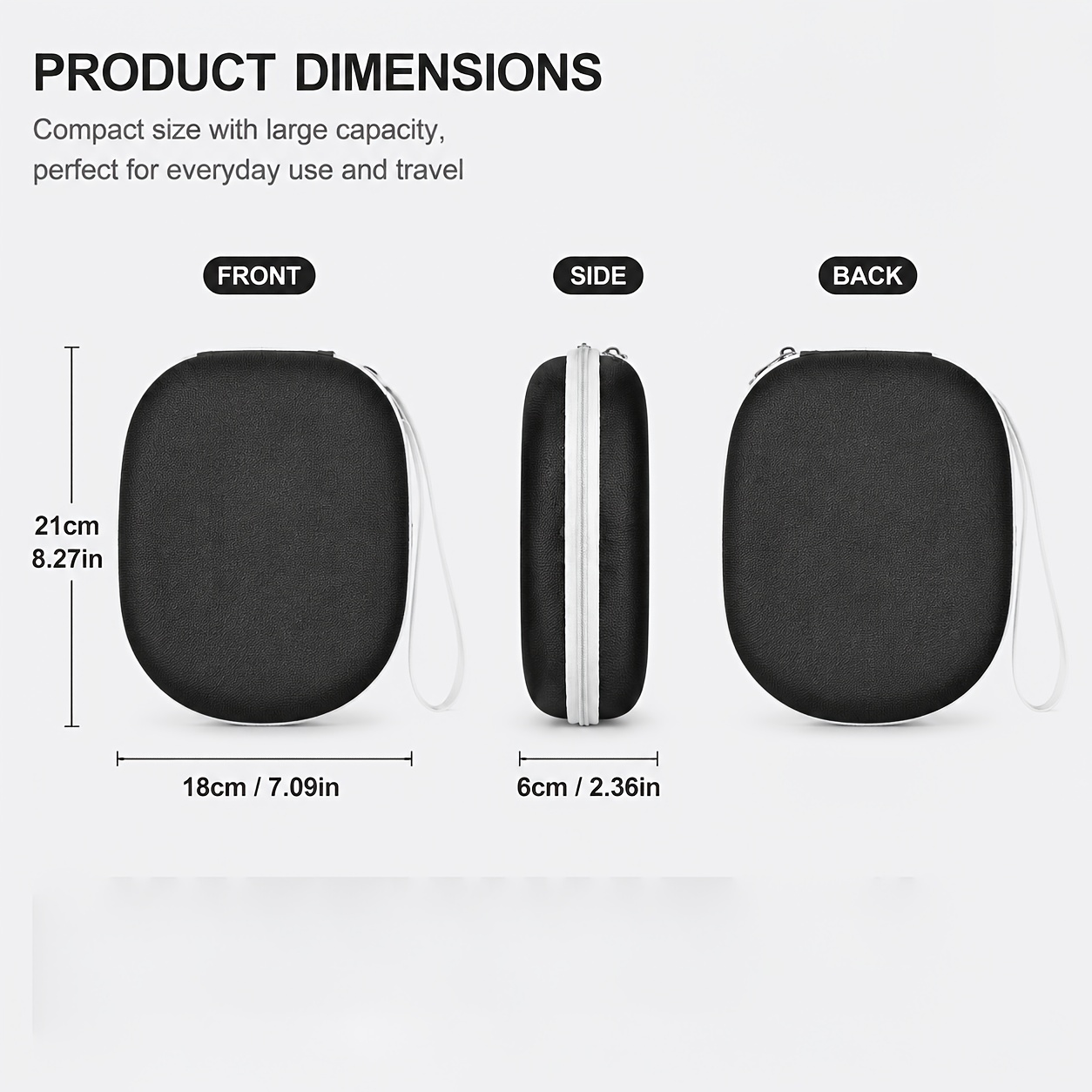 Portable Headphone Storage Cas - Headphone Case Hard avaliação e preço