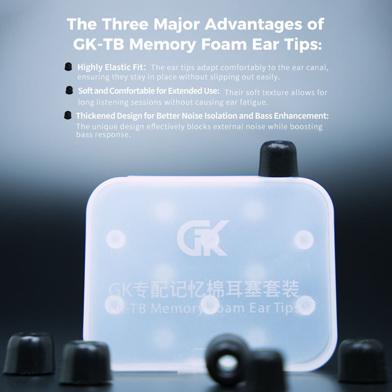 GK-TB 3Pair(6pcs) Noise Isolat - Earphone Foam Tip avaliação e preço
