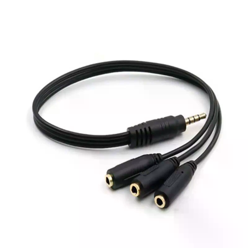 3.5mm 3 3.5mm 1 3 Adapter Way  - Earphone Splitter Jack avaliação e preço