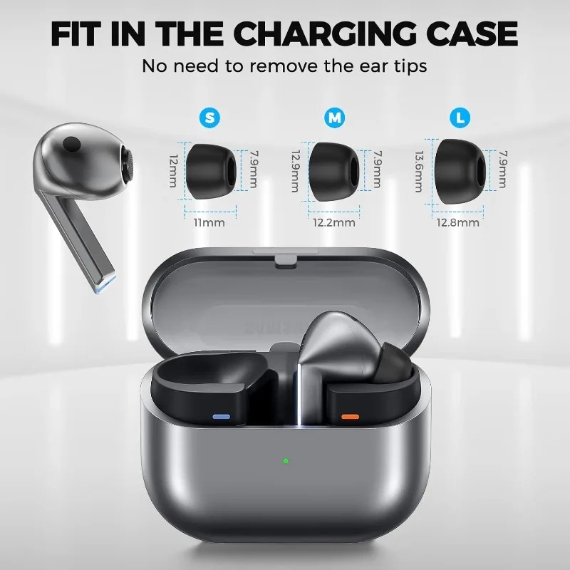 6-3Pairs For Samsung Galaxy Bu - Earphone Foam Tip avaliação e preço