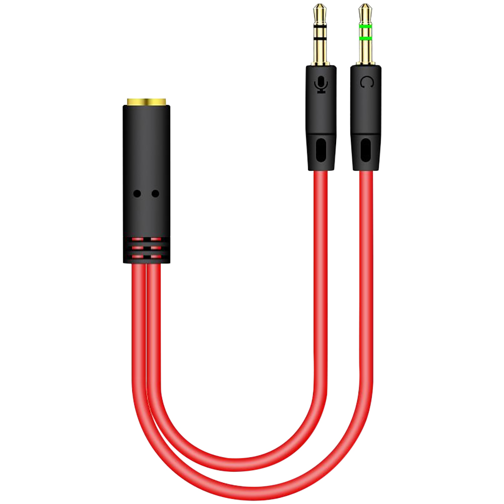 3.5mm Jack 2 Male To 1 Female  - Audio Splitter Y avaliação e preço