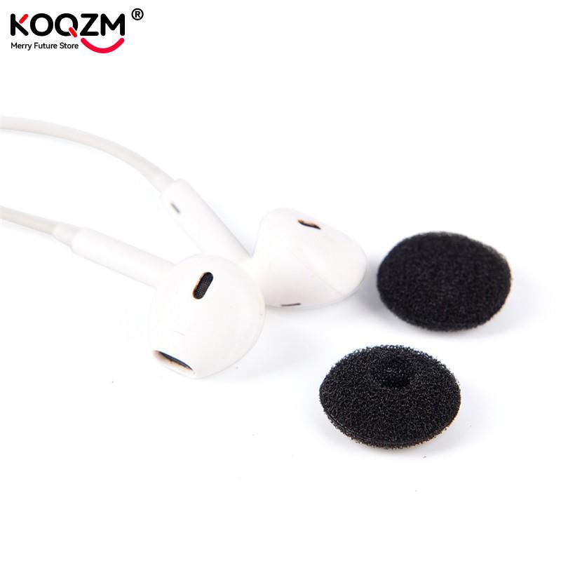 30pcs Sponge Covers Tips Black - Earphone Foam Tip avaliação e preço