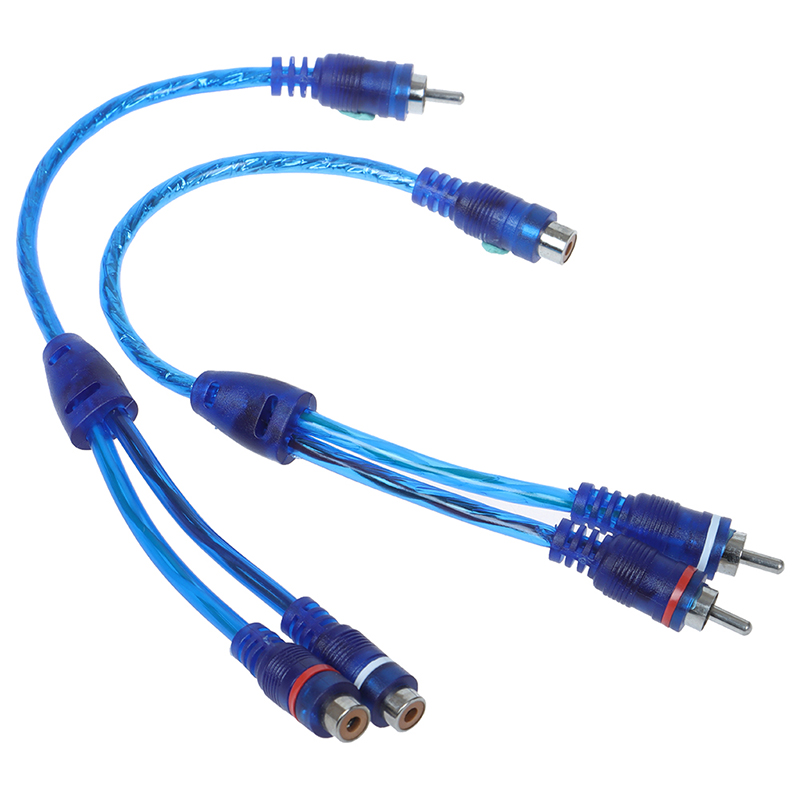 Car MP3 Audio RCA Y Splitter C - Audio Splitter Y avaliação e preço