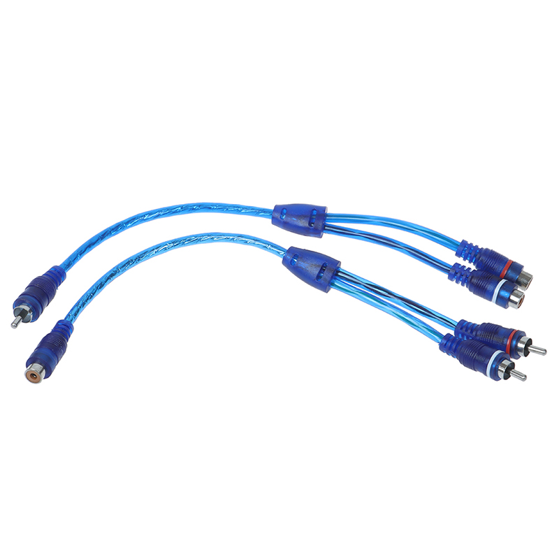Car MP3 Audio RCA Y Splitter C - Audio Splitter Y avaliação e preço