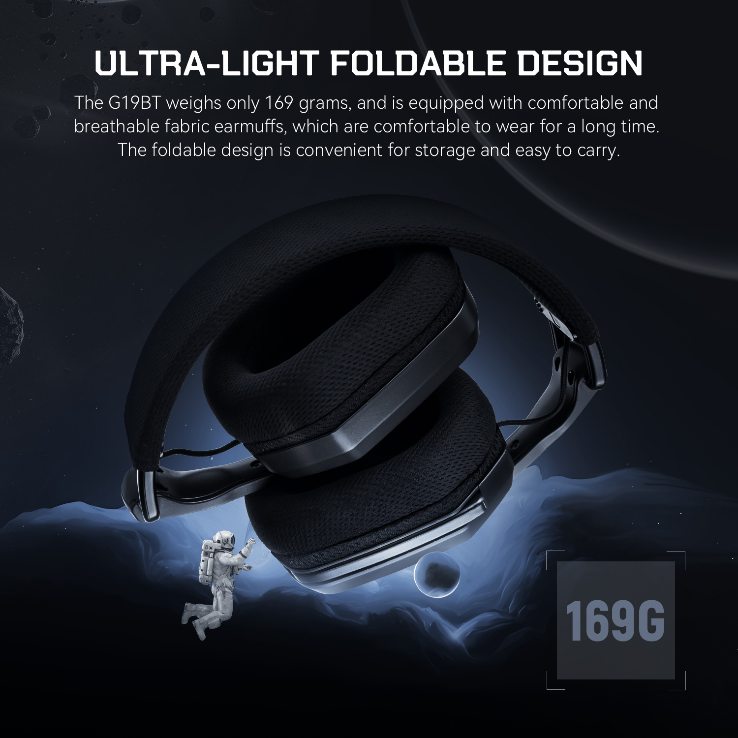 EKSA G19BT 2.4GHz Wireless Gam - Gaming Headset Rgb avaliação e preço