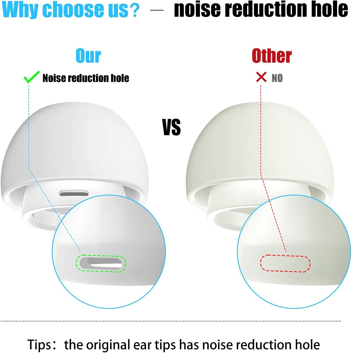 Silicone Ear Tips for AirPods  - Silicone Ear Tip Replacement avaliação e preço