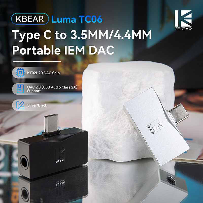 KBEAR Luma TC06 Type C to 3.5M - In Ear Monitor Iem avaliação e preço