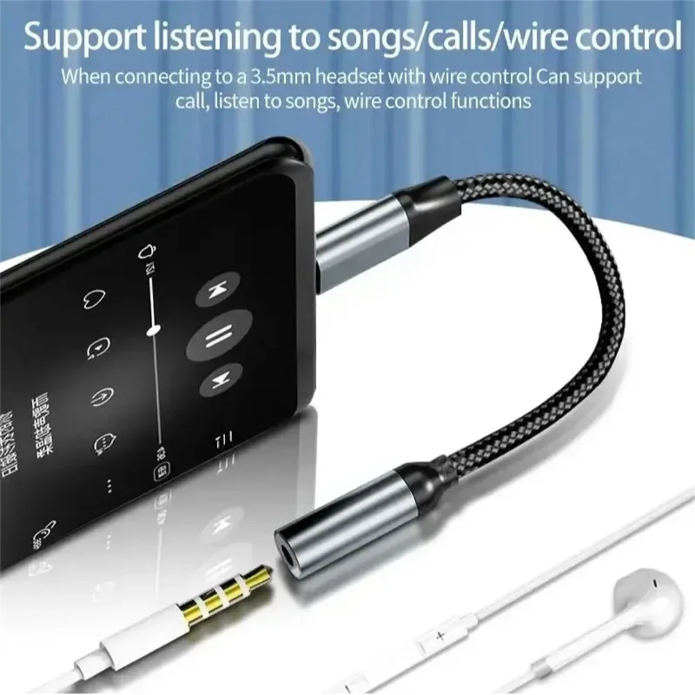 USB C 3.5mm Audio Adapter USB  - Audiophile Headphone Wired avaliação e preço