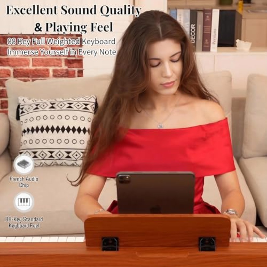 Home digital piano for beginne - Headphone Stand Desk avaliação e preço