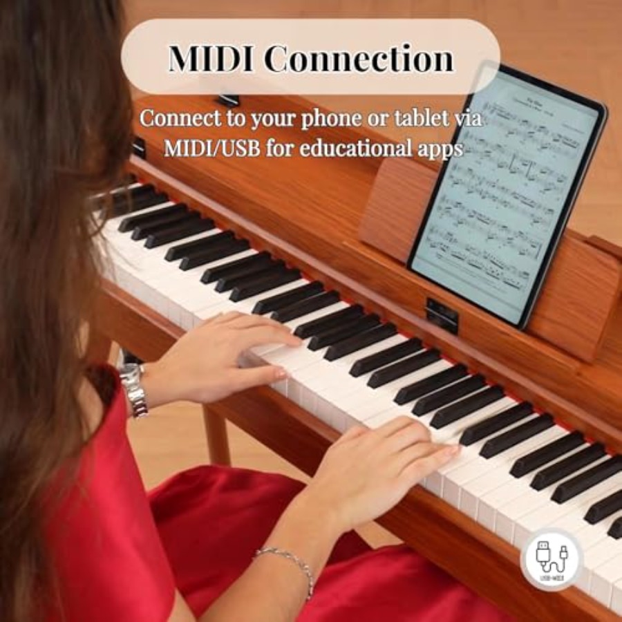 Home digital piano for beginne - Headphone Stand Desk avaliação e preço