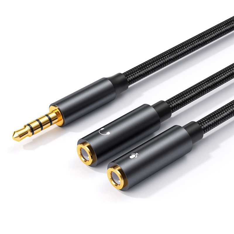 3.5mm Jack Aux Audio Cable Mal - Earphone Splitter Jack avaliação e preço