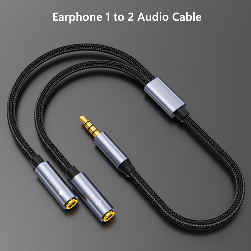3.5mm Jack Aux Audio Cable Mal - Earphone Splitter Jack avaliação e preço