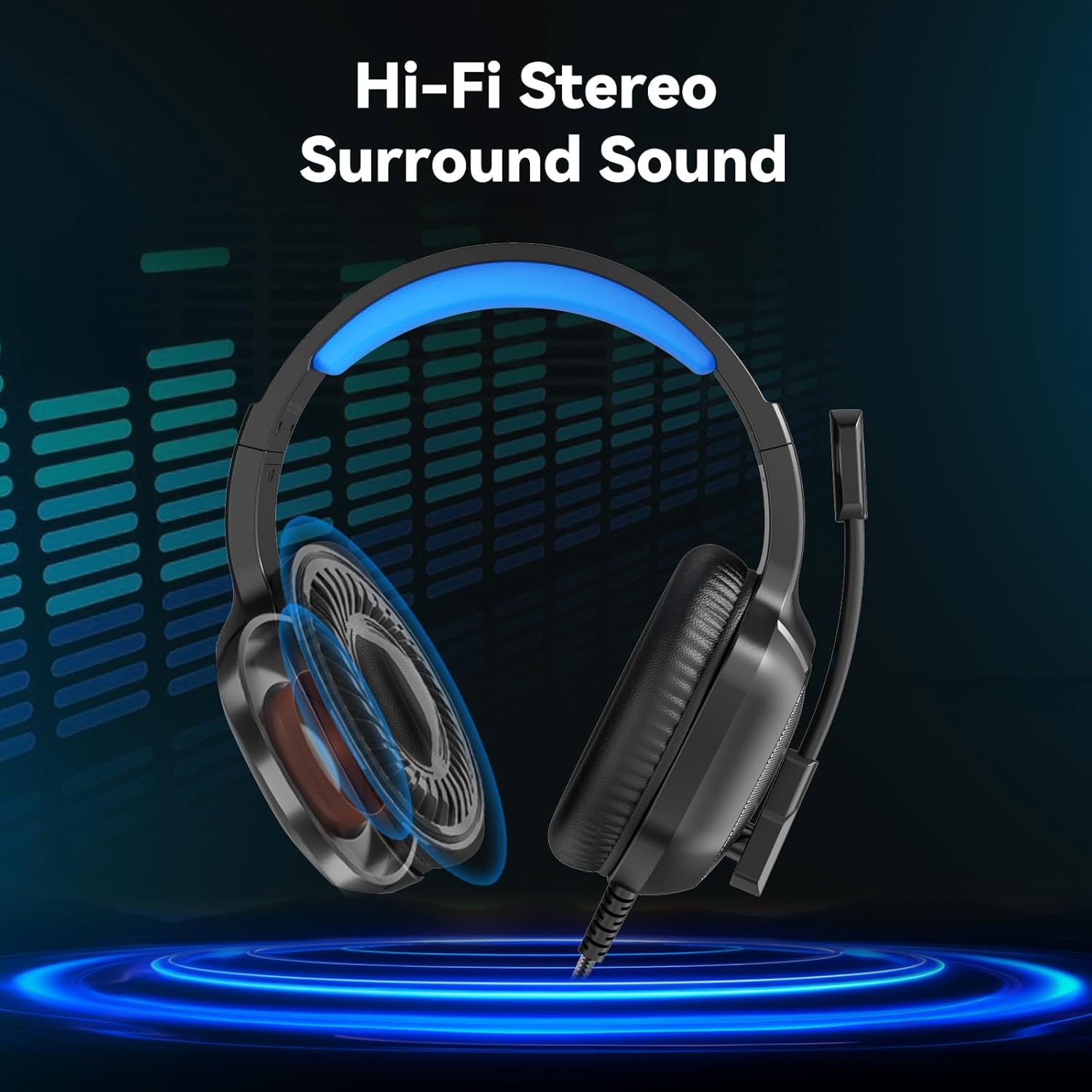 Gaming Headset With Microphone - Gaming Headset Rgb avaliação e preço
