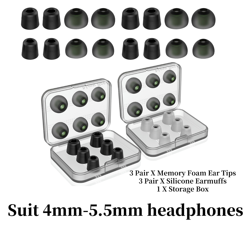 Memory Foam Ear Tips Noise Iso - Earphone Foam Tip avaliação e preço