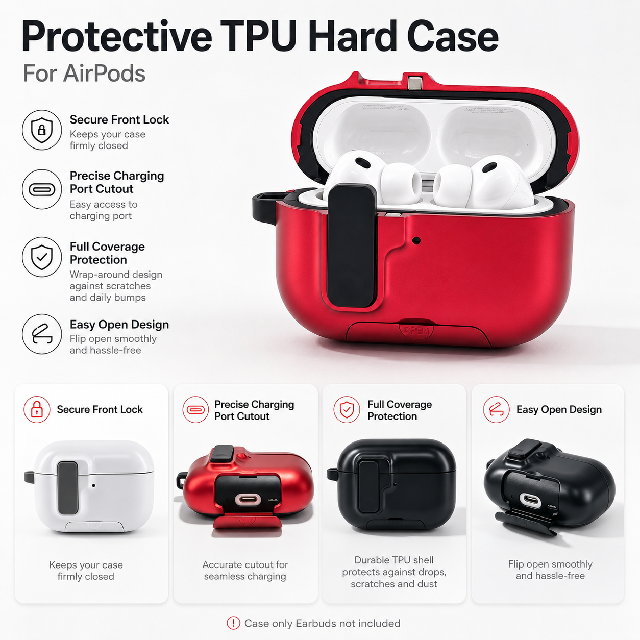 For AirPods Hard Case for Pro3 - Headphone Case Hard avaliação e preço