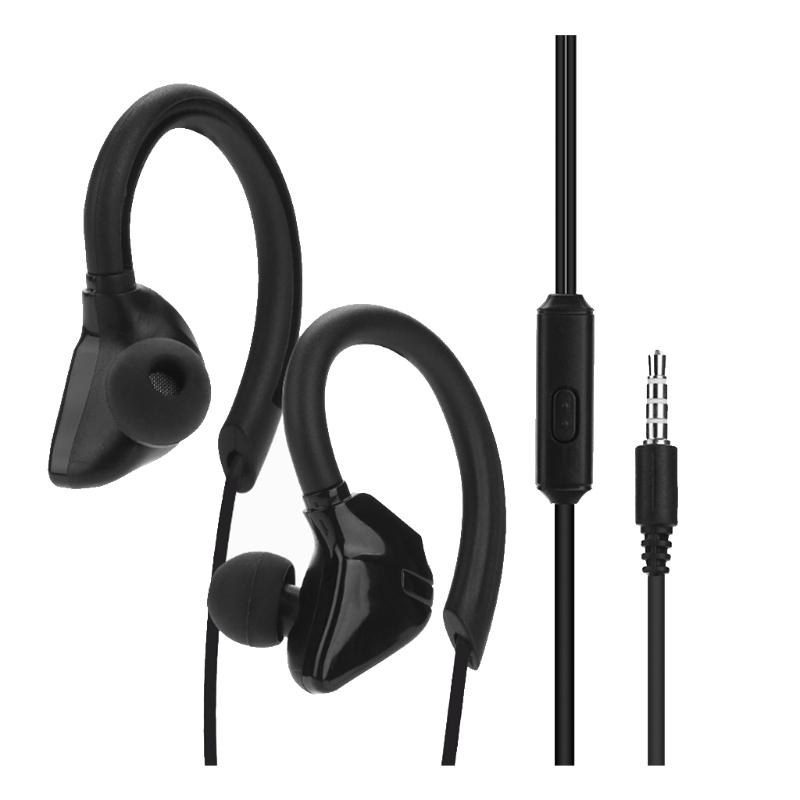 Sports Earbuds Wired with Micr - Sports Earphone Hook avaliação e preço