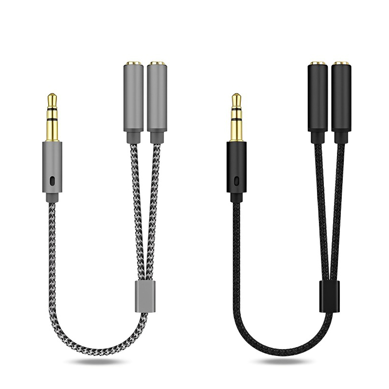 3.5mm Audio Splitter Y Jack 1  - Audio Splitter Y avaliação e preço