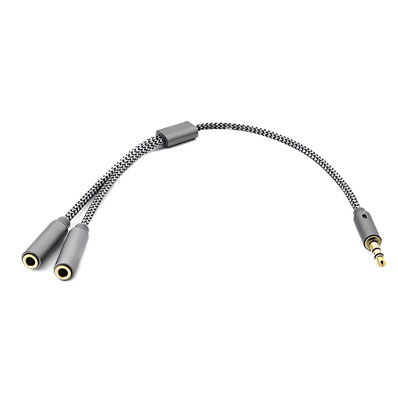 3.5mm Audio Splitter Y Jack 1  - Audio Splitter Y avaliação e preço